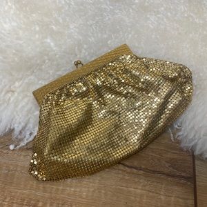 Vintage Mesh Whiting & Davis Kiss‎ Lock Bag